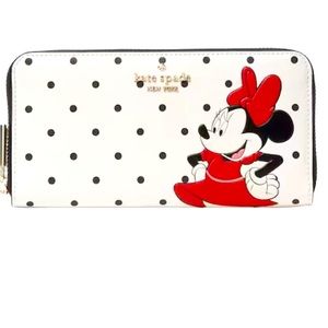KATE SPADE Disney X Kate Spade New York Minnie Mouse Large Continental Wallet